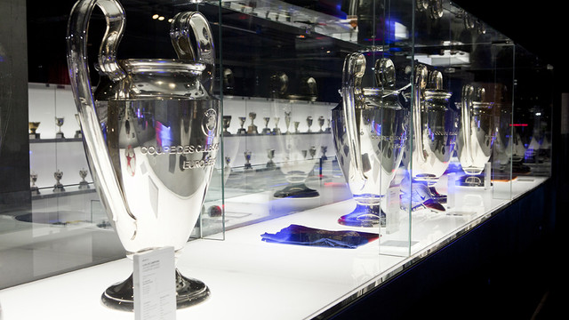 Trofeos del F.C. Barcelona. Foto de www.fcbarcelona.es