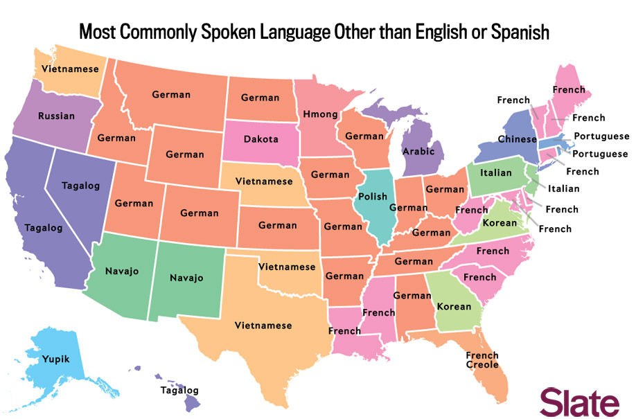 El tercer idioma más hablado en Estados Unidos tras el inglés y el español...