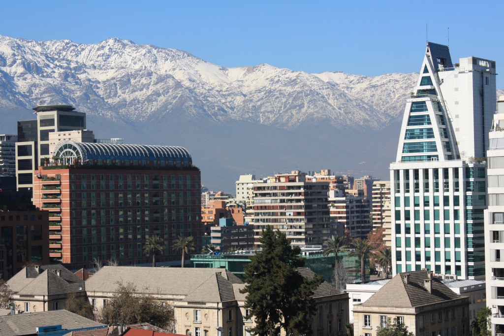 Vistas desde el hotel W Santiago