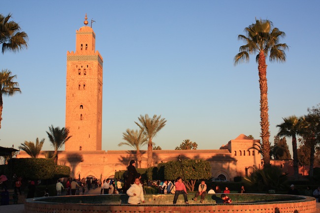 La Koutoubia es la construcción más alta de Marrakech: 69 metros
