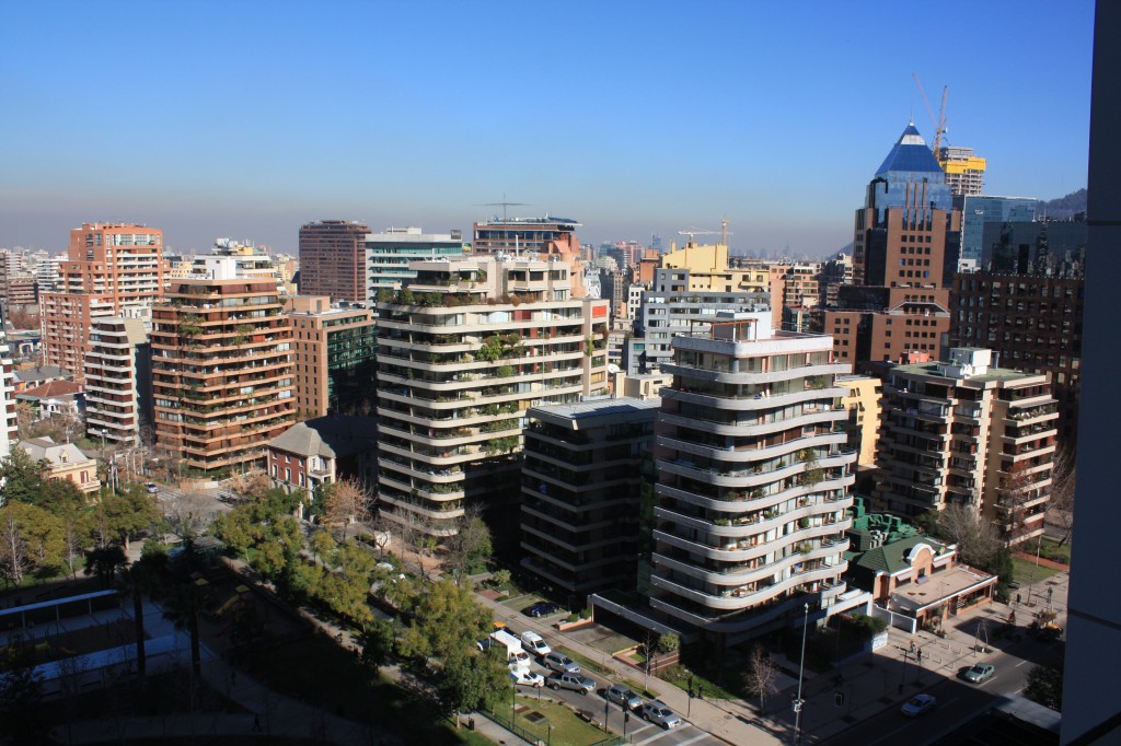 Vistas desde el hotel W Santiago