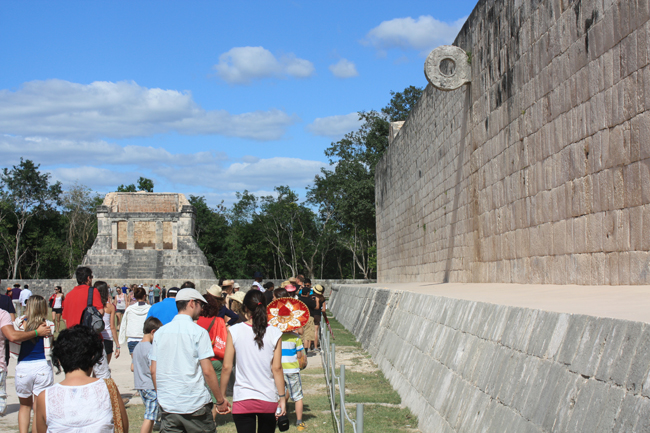 juego de pelota en chichen itzá