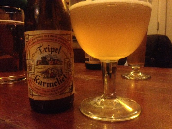 La tripel karmeliet me encantó