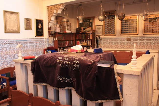 Interior de la Sinagoga de Marrakech