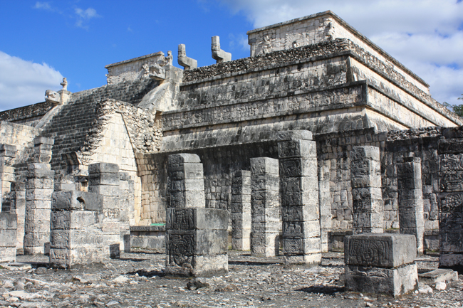 templo de los guerreros de chichen itzá