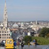 Bruselas, vistas desde Rue Montagne de la Cour